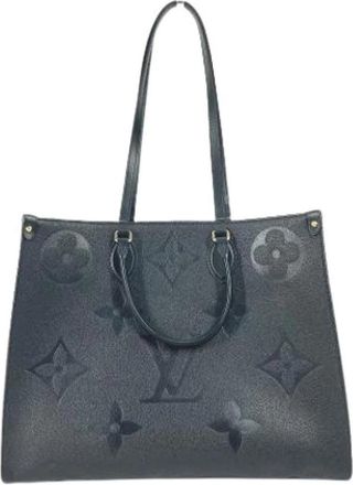 Louis Vuitton Pre-owned Monogram Empreinte Tote Bag - Dames - Vintage Shopper - Zwart - ONE Size - Leer - Vintage
