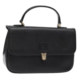 Burberry Pre-owned Handbags, female, Black, Size: ONE SIZE Pre-owned Vintage Hand Bag