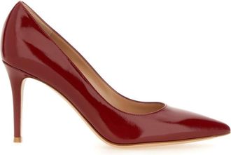Gianvito Rossi Red Slip-on Pumps