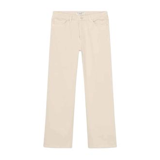 Wood Wood Heren, Jeans, Beige, Maat: W33 L32 Katoen