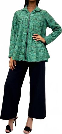 Eva Franco Maybelle Jacket In Green