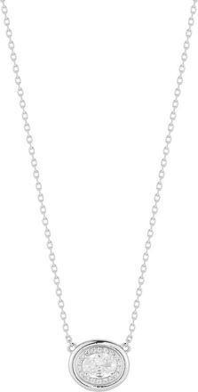 Glaze Jewelry Silver Cz Necklace