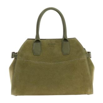 Guess Yulia Small Satchel - female - Guess - Handbags - Green - ONE SIZE - Bags