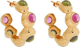 Joanna Laura Constantine Statement 18kt Gold-plated Hoop Earrings - One Size