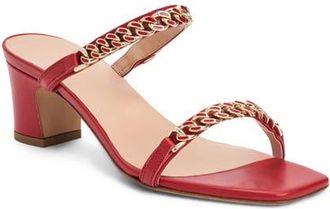 Bruno Magli Elisa Slide Sandal in Berry Nappa at Nordstrom, Size 10.5