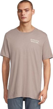 Pendleton Cascadia Graphic T-Shirts Mens T Shirt Pebble/Cream : 2XL, Cotton