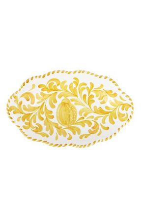 Vietri Arezzo Yellow Oval Bowl at Nordstrom