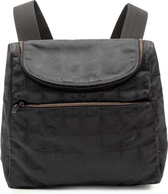 Chanel 2000-2002 New Travel Line Nylon Convertible backpack - Black