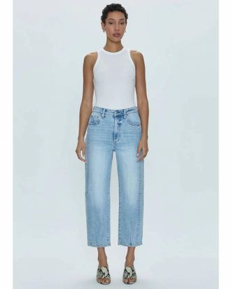 Pistola Denim Eli High Rise Barrel Jeans In Sun-Kissed