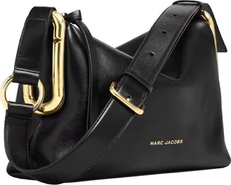 Marc Jacobs The Scene Medium Leather Shoulder Bag - Black