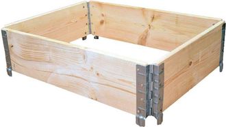 OEM Huerto Elevado De Madera Natural De 800x600 Mm