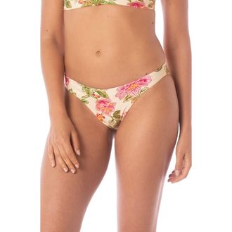 Maaji Sublimity Reversible Bikini Bottoms in Light Beige at Nordstrom Rack, Size Medium