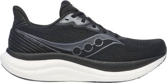 Saucony Mens Triumph 23 Sneaker In Black/white