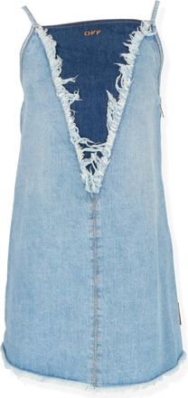 Off-white Off White Womens Blue Dress