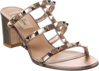 Valentino Rockstud Caged 60 Leather Sandal