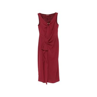 Max Mara Dames, Jurken, Rood, Maat: XL