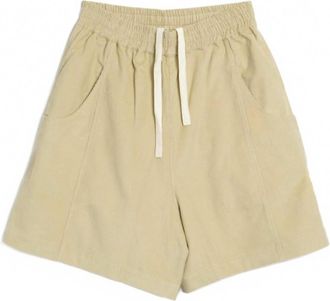 Nicholas Daley Mens Wide Short In Beige