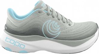 Topo Athletic Womens Aura Running Shoes In Grey/blue