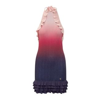 Casablanca Gradient Ruffle Dress - Dames - Feestkleedjes - Veelkleurig - M - Kleedjes
