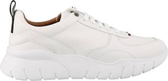Bally Bienne Biggy Leather Low-Top Sneakers, Brand Size 40 ( US Size 7 )