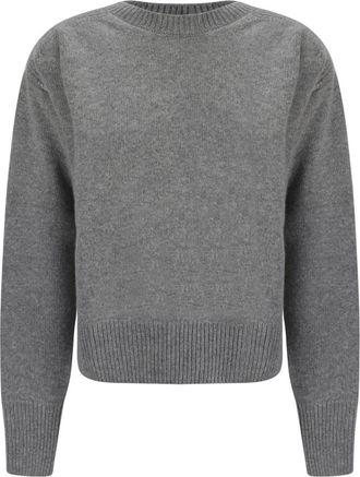 SA SU PHI back-slit jumper - women - Cashmere - 40 - Grey