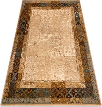 RugsX Rugsx - Alfombra De Lana Omega Lumena &Eacute;tnico Vintage Color Camello Beige 235x350 Cm
