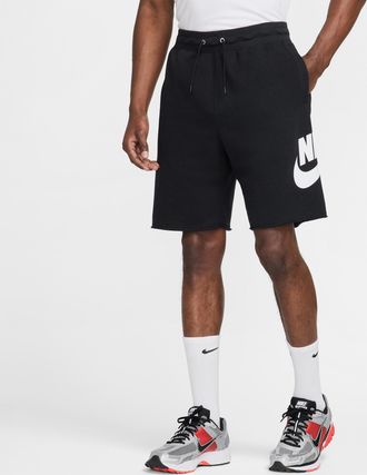Nike Mens Club French Terry Alumni Shorts in Black | FQ4950-010