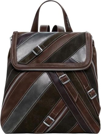 Desigual Fibonacci Hampton Mini Rugzak - Dames - Rugzakken - Bruin - ONE Size - Tassen