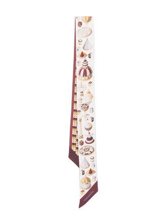 Ferragamo Nadir-print neckerchief - women - Silk - One Size - Neutrals
