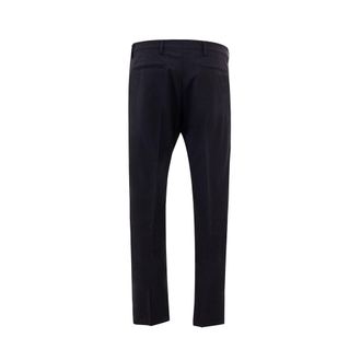 Valentino Mens Black Wool Dress Pants