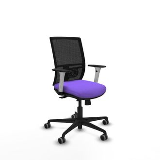 Piqueras y Crespo Silla De Oficina Piqueras Y Crespo Yunquera Blanco Espuma Alta Densidad