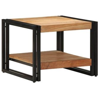 vidaXL Coffee Table 50x50x38 cm Solid Wood Acacia Vidaxl