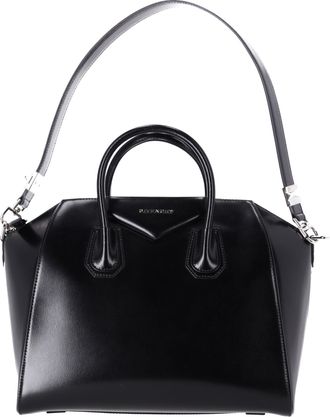 Givenchy Pre-owned Womens Medium Antigona Handbag in Black Calf Leather - One Size