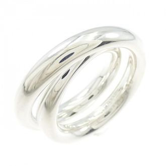 Herm&egrave;s Silver Silver 925 Band Ring (Pre-Owned)