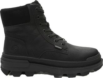 Keddo Zwarte enkellaarzen voor mannen - Heren - Veterlaarzen - Zwart - 40 EU - Leer - Schoenen
