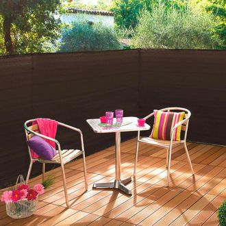 Nortene Malla De Ocultaci&oacute;n Recynet Plus 170 Gr Marr&oacute;n Nortene 1x50 M