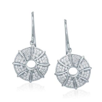 Orphelia Dames 925 Sterling Zilveren Dangle Oorbellen - Zilver ZO-5169
