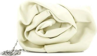 Burberry Rose leren clutch met ketting - Geel