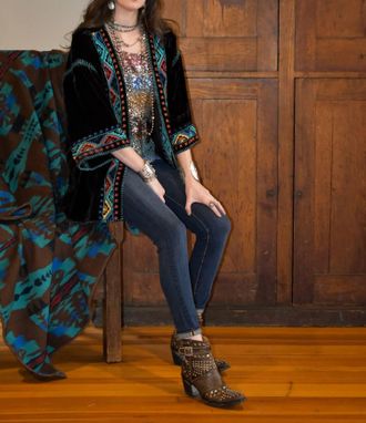 Tasha Polizzi Baldwin Cardigan In Chocolate Brown