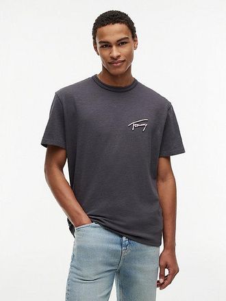 Tommy Hilfiger Back Graphic Textured Relaxed T-Shirt