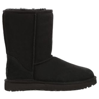 UGG Classic Short II Suede Womens Ankle Boots - UK 6 - US 8 Women - EU 39 - Black - Size:UK 6