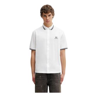 Fred Perry Uomo, Magliette, Bianco, XL, new