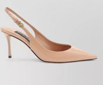 Dolce & Gabbana patent leather pointed-toe pumps