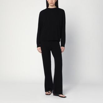 Soft Goat Black cashmere suit