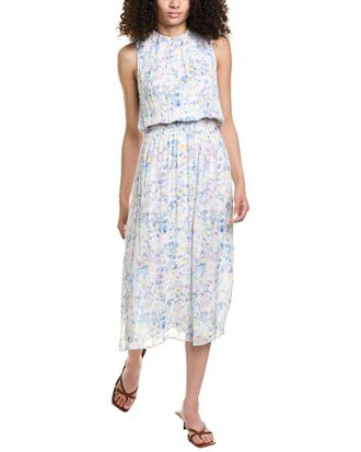Bella Dahl Sleeveless Smocked Waist Midi Dress