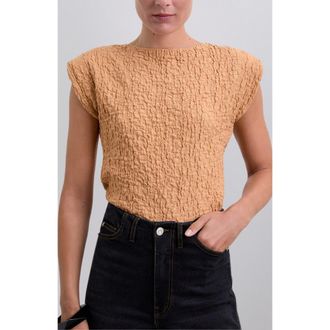 Scalpers Wrinklepadded Tee in Peach at Nordstrom, Size X-Small Eu