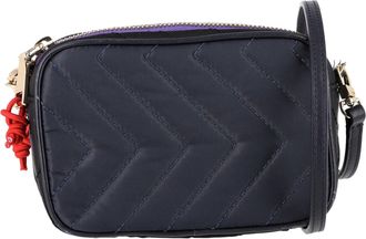Sandro Sandro Chevron Quilted Belt Bag in Navy Blue Polyamide