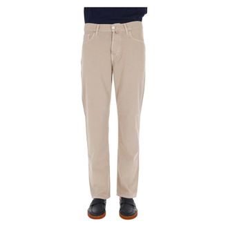 Jacob Cohen Slim-fit Jeans, male, Beige, Size: W35 Edo Slim-fit Jeans