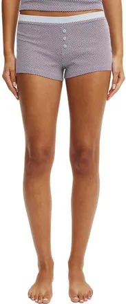 Cotton On Womens Dreamy Soft Boyshort in Maggie Stripe Violet Blue at Nordstrom, Size X-Small
