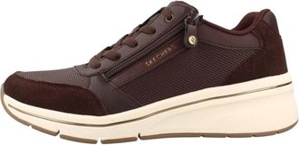 Skechers Wedges - Dames - Sleehakken - Bruin - 39 EU - Schoenen